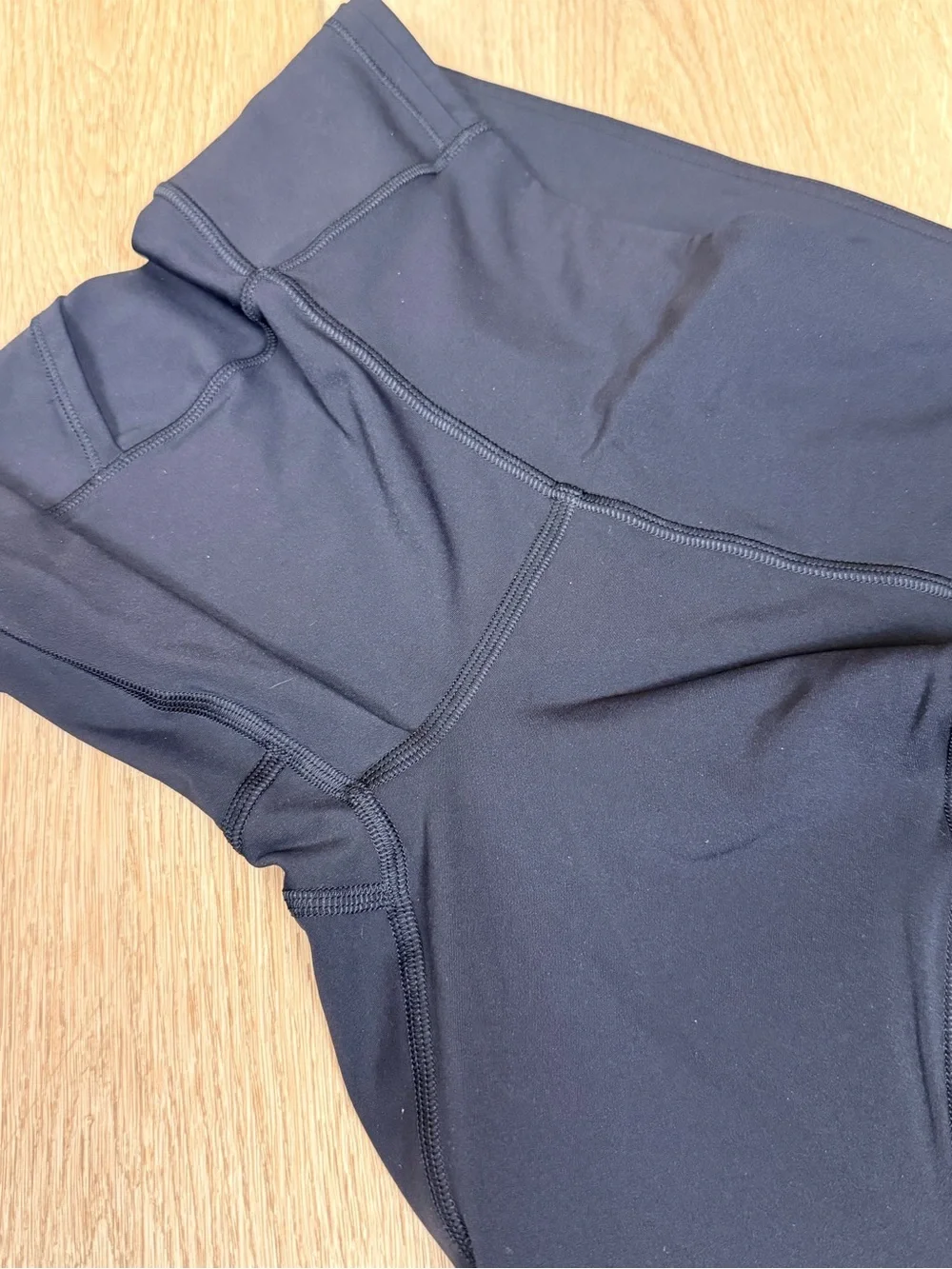 Lululemon Fast & Free 7/8 High-Rise Leggings Black Size 6